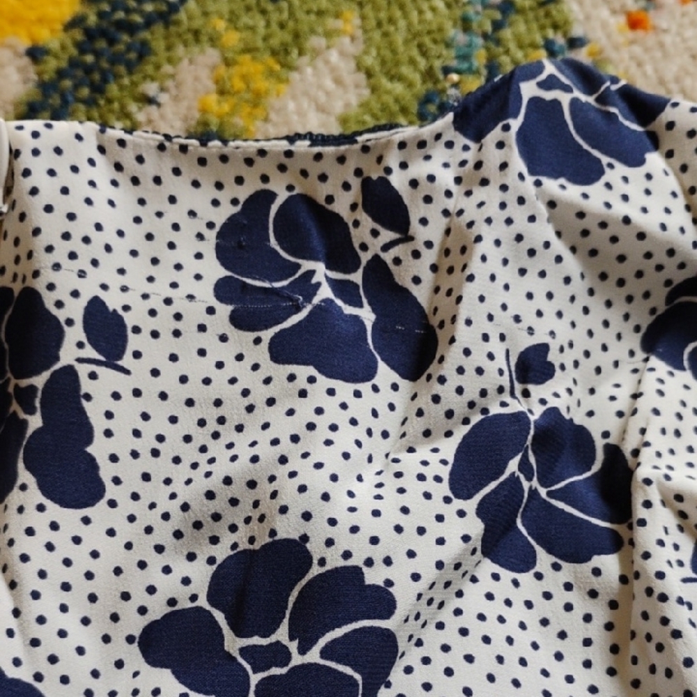 Boden Blue Floral Crew Neck Maxi Dress - Picture 10 of 11